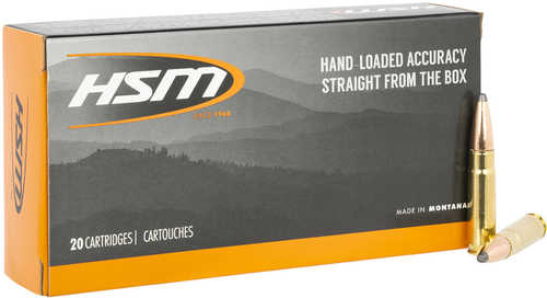 HSM Standard 300 Blackout 150 Gr Soft Point Boat-Tail (SPBT) Ammo 20 Round Box