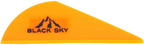 Bohning Black Sky Vane 2 in. Neon Orange 100 pk. Model: 10902NO2