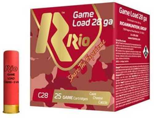 Rio Sub-ga Lead 28 ga 2-3/4" 1 Oz 7.5 Shot Ammo 25 Round Box