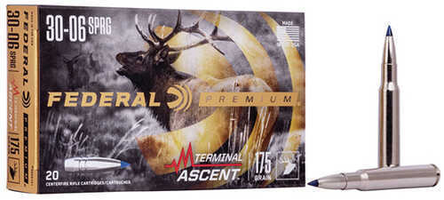 Federal Terminal Ascent 30-06 Springfield175 Grain 20 Rounds Per Box