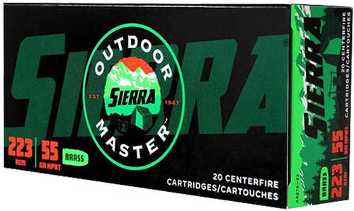 Sierra Ammo 223 Rem 55Gr HPBT Varminter 20/B