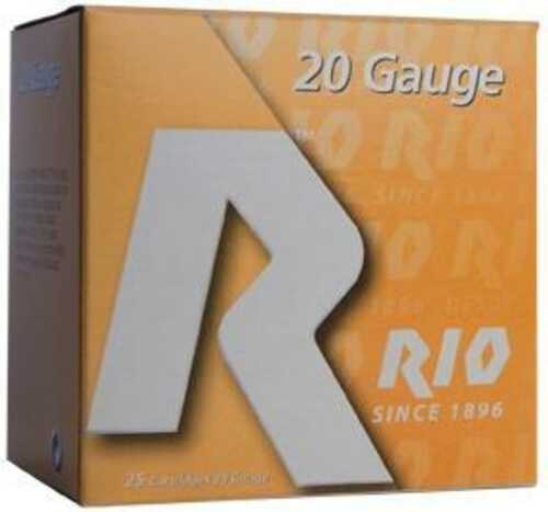 Rio Field 20 Ga 3/4" Dr 1 Oz #6 1250 Fps - 25/Box