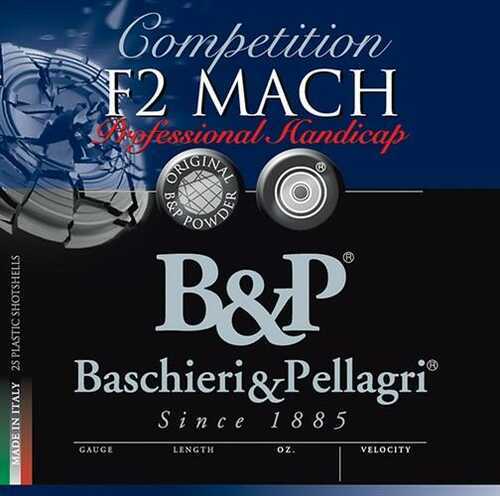 B&P F2 Mach Professional Handicap Shotshells 12 Ga 2-3/4" 1Oz 1250 Fps #7.5 25/ct