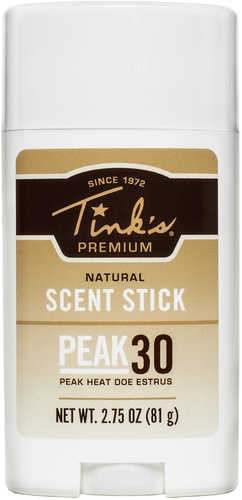 Tinks Peak30 Scent Stick Deer 2.75 Oz Stick