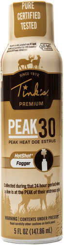 Tinks W5503 Peak30 Hot Shot Deer Doe In Estrus Scent 5 Oz Fogger