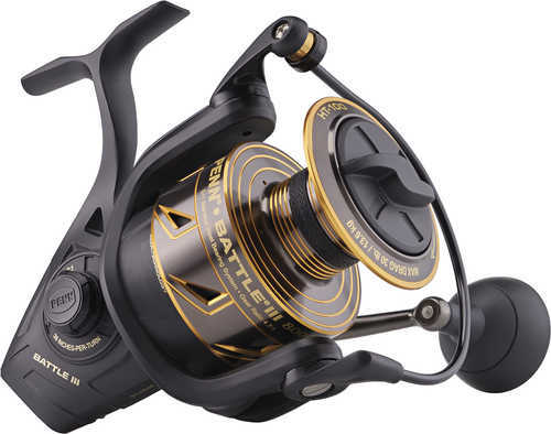 Penn Battle Iii Reel Spinning 6bb 4.7:1 Model: Btliii8000