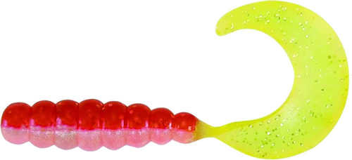 Triple Threat Grub 2in 10pk Red Hot Model: 2tg10-883