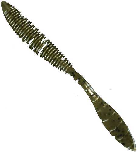 Baits Bomb Shot Worm 4in 15bg Green Model: Mbbs4-gp