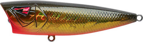 Top Water Popper 2 3/4in 3/8oz Gold Blk Model: Tp70-01 Gold/black Bac