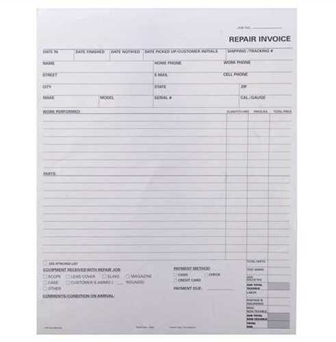 Brownells Repair Log Books Universal Firearm Expert 500 Count