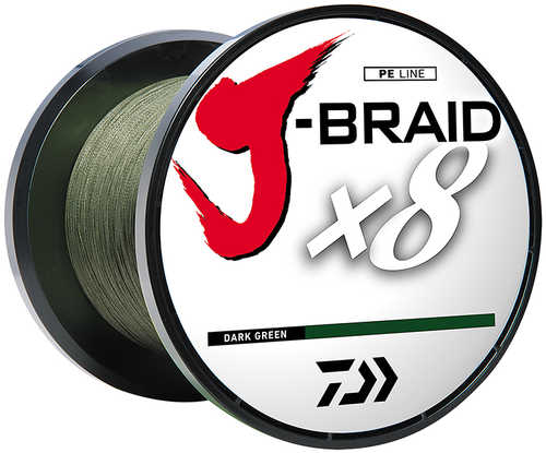 J-braid X8 8lb 3000m(3300yds) Dark Model: Jb8u8-3000dg