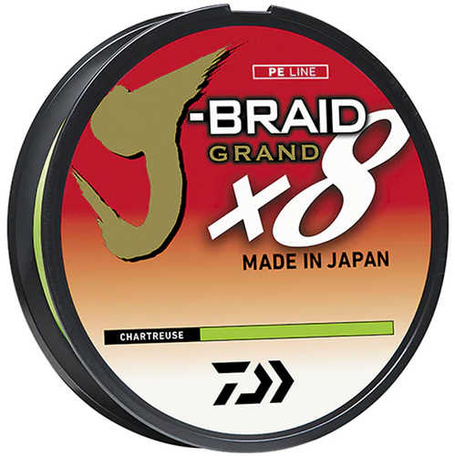 J-braid Grand X8 10lb 300yd Chart Model: Jbgd8u10-300ch