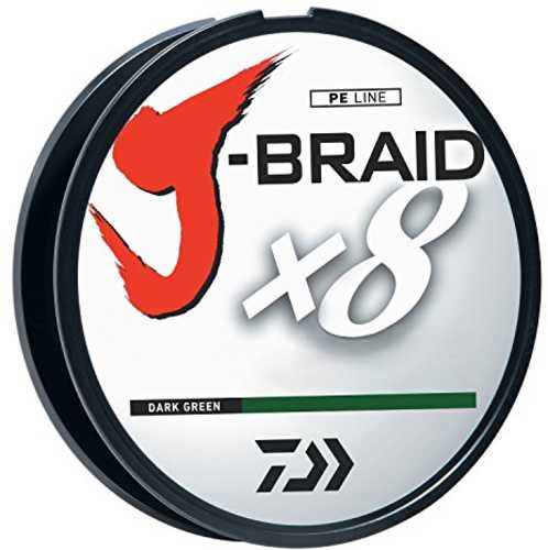 J-braid Grand X8 15lb 300yd Dark Green Model: Jbgd8u15-300dg