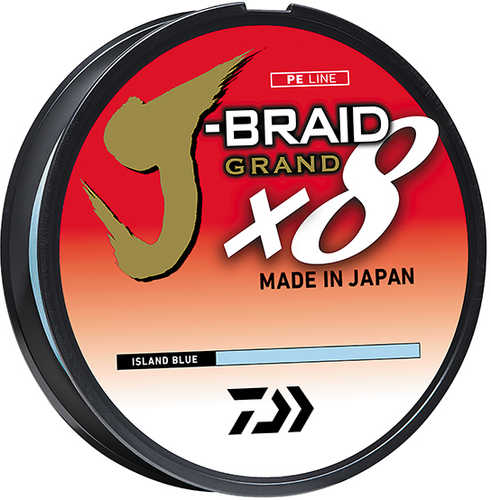 J-braid Grand X8 15lb 300yd Island Blue Model: Jbgd8u15-300ib