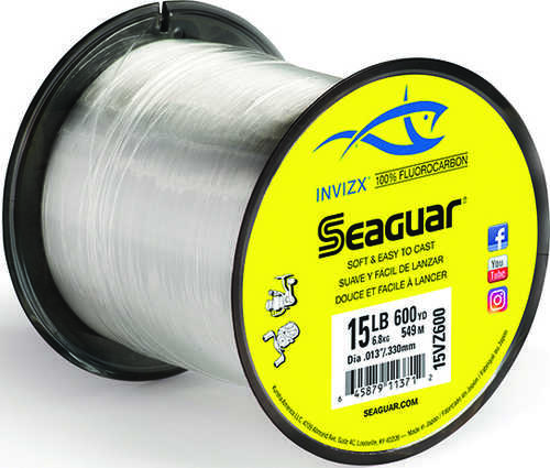 Invizx Fluoro Line Clear 600yd 15lb Model: 15vz600