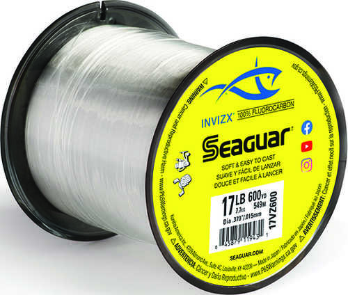 Invizx Fluoro Line Clear 600yd 17lb Model: 17vz600