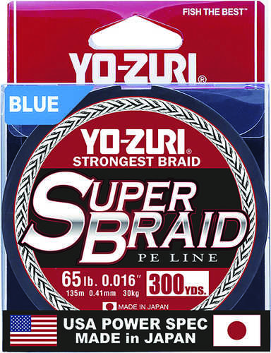 Superbraid Line 300yd 65lb Blue Model: Yz Sb 65lb Bl 300yd