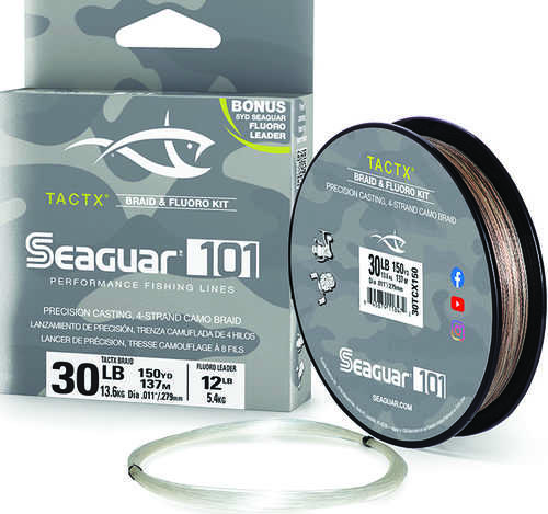 101 Tactx Braid Line Camo 30lb 150yd Model: 30tcx150