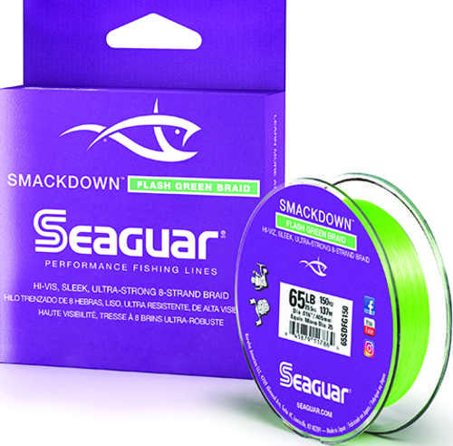 Smackdown Braid Line Flash Green 150yd Model: 65sdfg150