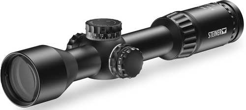 Steiner 8782 H6Xi Black 2-12X42mm 30mm Tube, Illuminated STR-Mil Reticle