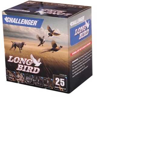 Challenger Long Bird 12 Ga 2 3/4" #7.5 1-1/8 Oz Shotgun Ammo 250 Rounds