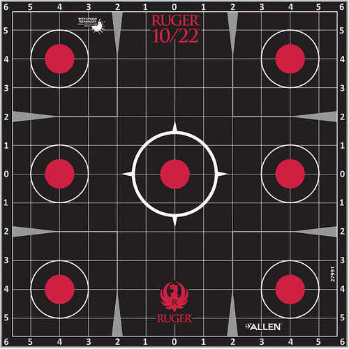 Allen 28001 Ruger Splash Adhesive Target Kit 10/22