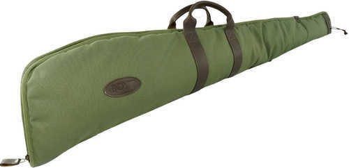 Boyt Harness GCRFUS48 Canvas Rifle Case 48" Green Waxed Canvas With Tanned Leather Accents, Quilted Flannel Lining