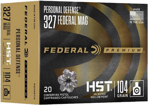 Federal Premium Personal Defense 327 Federal Mag 104 Gr Jacketed Hollow Point (JHP) 20 Per Box