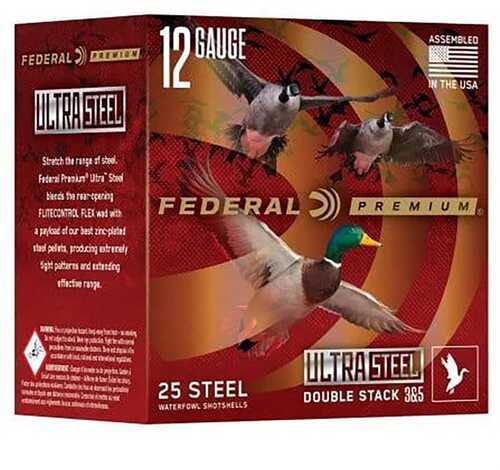 Federal Ultra Steel 12 Ga 3" 1 1/4 Oz #2 Shotgun Ammo 25 Round Box