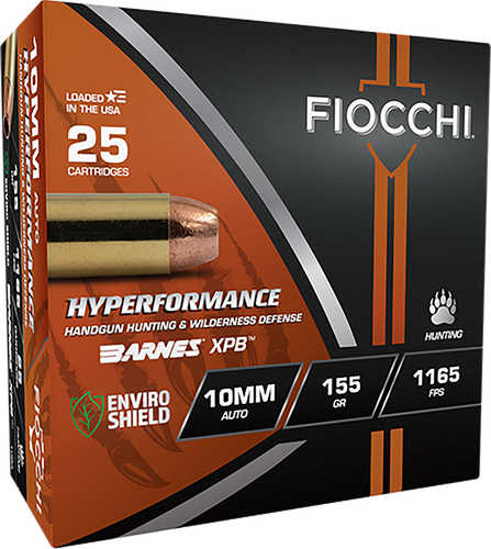 Fiocchi Hyperformance 10mm 155 gr XPB Ammo 25 Round Box