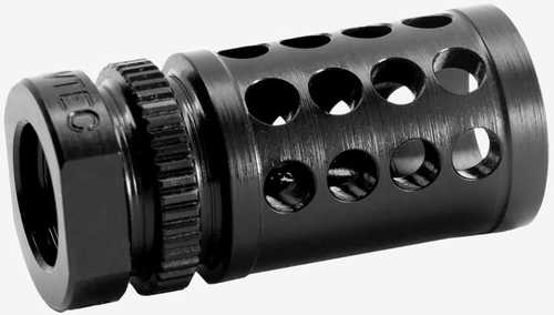 GrovTec G-NITE Flash Hider 9mm 1/2X28 Thread Pitch Nitride Finish Black GTHM353