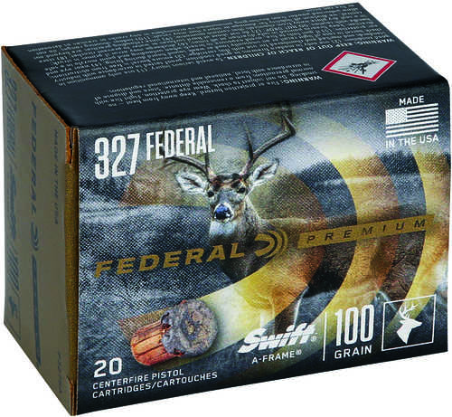 Federal Premium 327 Federal Mag 100 Gr Swift A Frame Ammo 20 Round Box