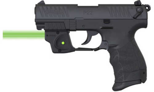 Viridian Weapon Technologies E-series Green Laser Fits Walther P22 Cr1/3n Battery Black Retail Box 912-0097