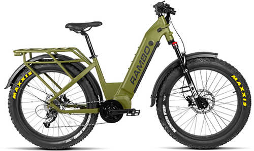 Rambo Bikes REB2.0-ODG Rebel 2.0 OD Green Bafang 1000W Mid Drive Motor Up To 32Mph Speed