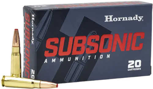 Hornady Subsonic Varmint 7.62X39mm 255 Gr Sub-X (SX) Ammo 20 Round Box