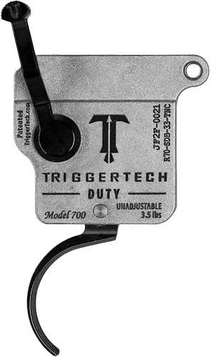 TriggerTech R70SDB33TNC Special Black Single-Stage Curved Fits Remington 700 Right