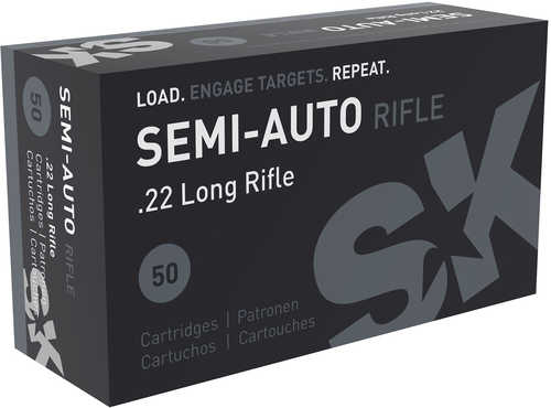 SK Semi-Auto Rilfe 22 LR 40 gr Ammo 50 Round Box