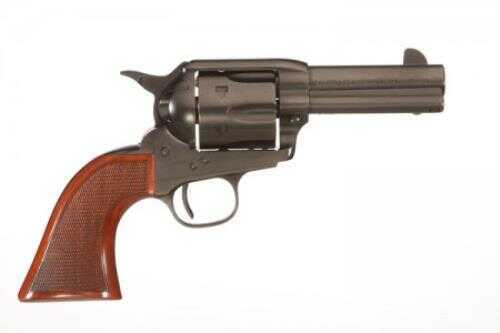 Taylor <span style="font-weight:bolder; ">Uberti</span> Short Stroke Runnin Iron Black Rock 1873 Revolver 45 Long Colt With Low-Flat Hammer Spur Checkered Grip and Nitride Hardened Finish 3.5" Barrel Model 556215