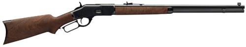 Winchester Model 1873 Sporter Lever Action Rifle 44-40 14 Round Octagon Barrel Black Walnut Pistol Grip Stock 534229140