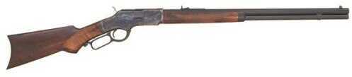 1873 Deluxe Sport Rifle 45C 24"Oct13+1 Cap CH WalnutChk-img-0