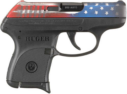 Ruger LCP Pistol 380 ACP 2.75" 6+1 American Flag Cerakote With Black Polymer Grip