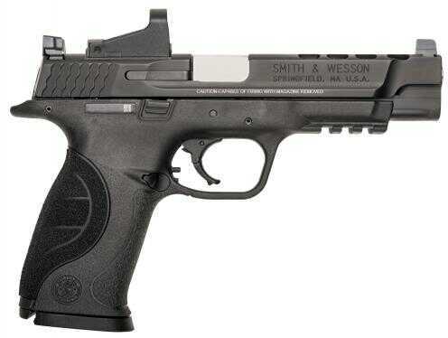 Smith & Wesson S&W M&P9L Performance Center 9mm 5-Inch Barrel Ported Semi-Auto Pistol W/Red Dot 15-Sh Black Md: 119