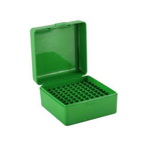 MTM Ammunition Box 100 Round Flip-Top 223 204 Ruger 6x47 Green RS-100-10-img-0