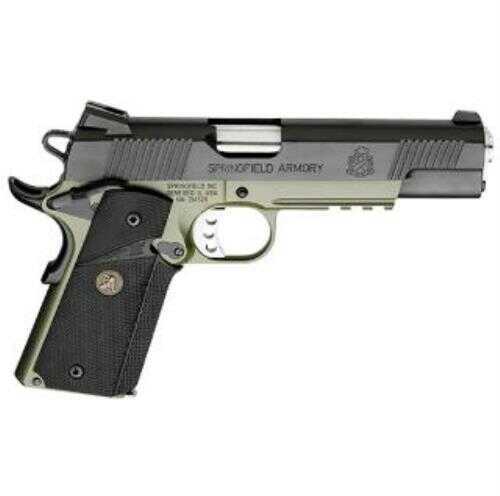 Springfield Armory 1911 Loaded Operator MC Semi Auto Pistol .45 ACP 5" Stainless Steel Match Grade Barrel 7 Round Magazine 3-Dot Night Sights 2-Tone OD Green