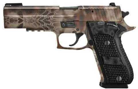 Sig Sauer 10mm P220 Hunter Full-Size Semi-Auto Pistol 5-Inch Barrel 8-Round Mag Capacity Stainless Steel Slide Kryptek Camo