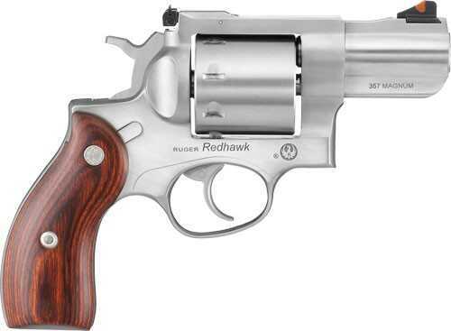 Ruger Redhawk 357 Magnum Revolver 2.75" Stainless Steel Barrel 8-Round Capacity Hardwood Grip