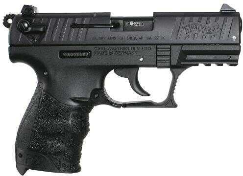 Walther Arms Semi-Auto Pistol P22QD 22LR 10+1 3.4 BLACK 22 LR Barrel 3.42"