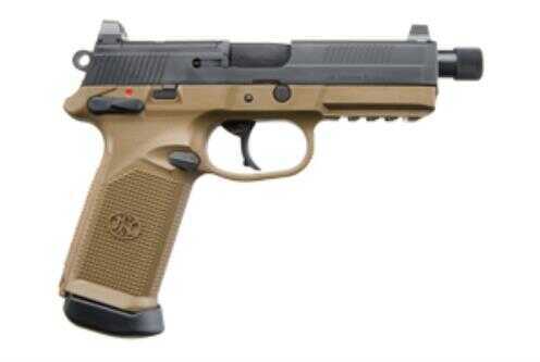 Pistol FN FNX-45 Tactical Semi Auto Handgun .45 ACP 5.3" Threaded Barrel 10 Rounds Black/Flat Dark Earth