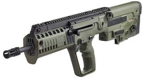 Israel Weapon Industries Tavor X95 5.56mm NATO/223 Remington Polymer OD Green 18" Barrel 30+1 Rounds Flatop BullPup Buis With Tritium Semi-Automatic Rifle