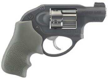 Ruger LCR 38 Special 1.875" Barrel Double Action Stainless Steel Matte Black Finish XS Tritium Front Sight 5 Round Green Hogue Grip Revolver